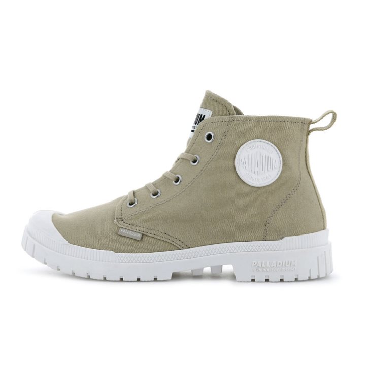 Dámské Boty Palladium Pampa Sp20 Hi Platene Olivy Zelené | CZ ZXC-19I